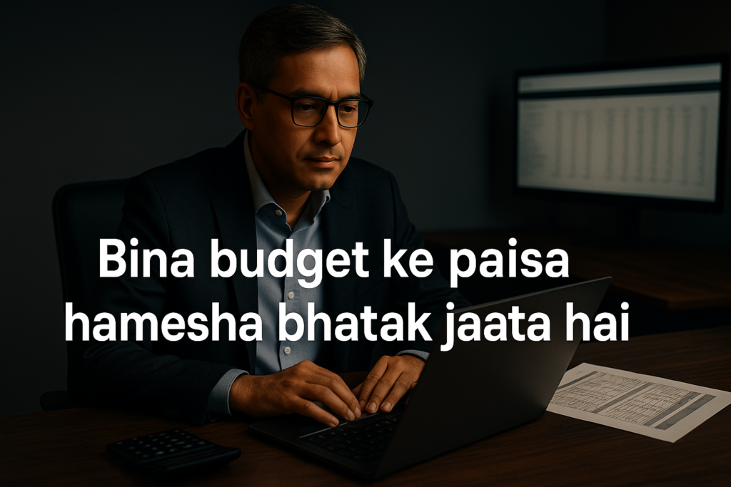 Bina budget ke paisa hamesha bhatak jaata hai