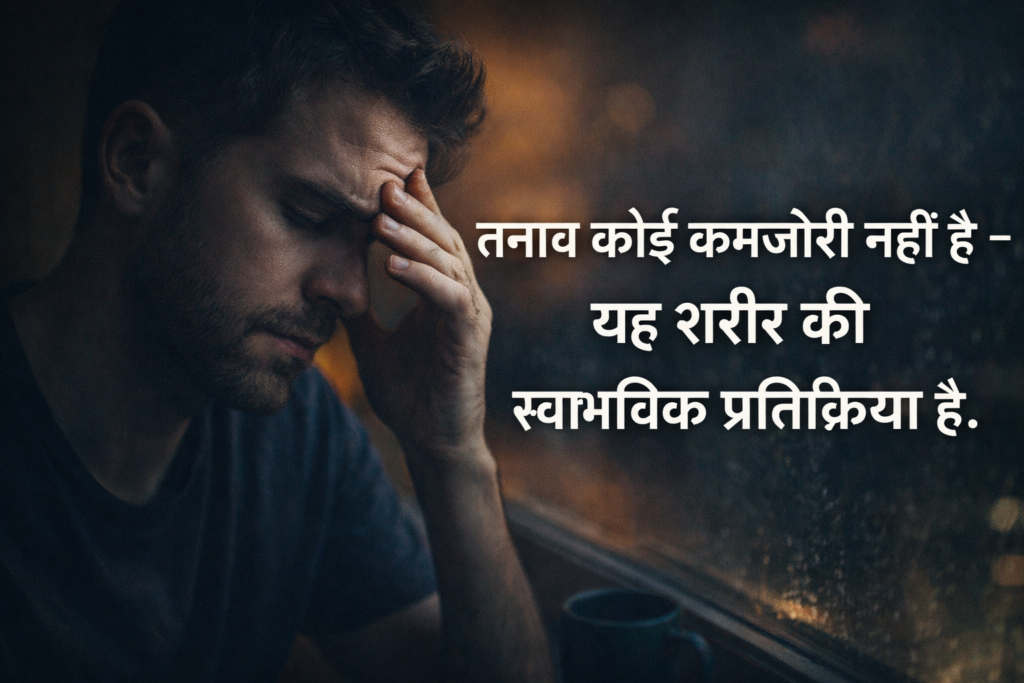 तनाव कोई कमजोरी नहीं है - यह शरीर की स्वाभाविक प्रतिक्रिया है