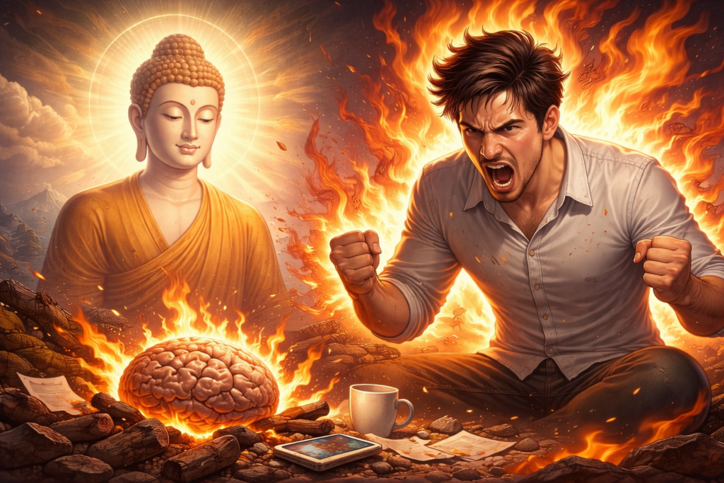 मन की अशांति कहां से आती है

बुद्ध की सरल सीख और आज का बेचैन मन - सबसे पहले खुद को जलाने वाला क्रोध