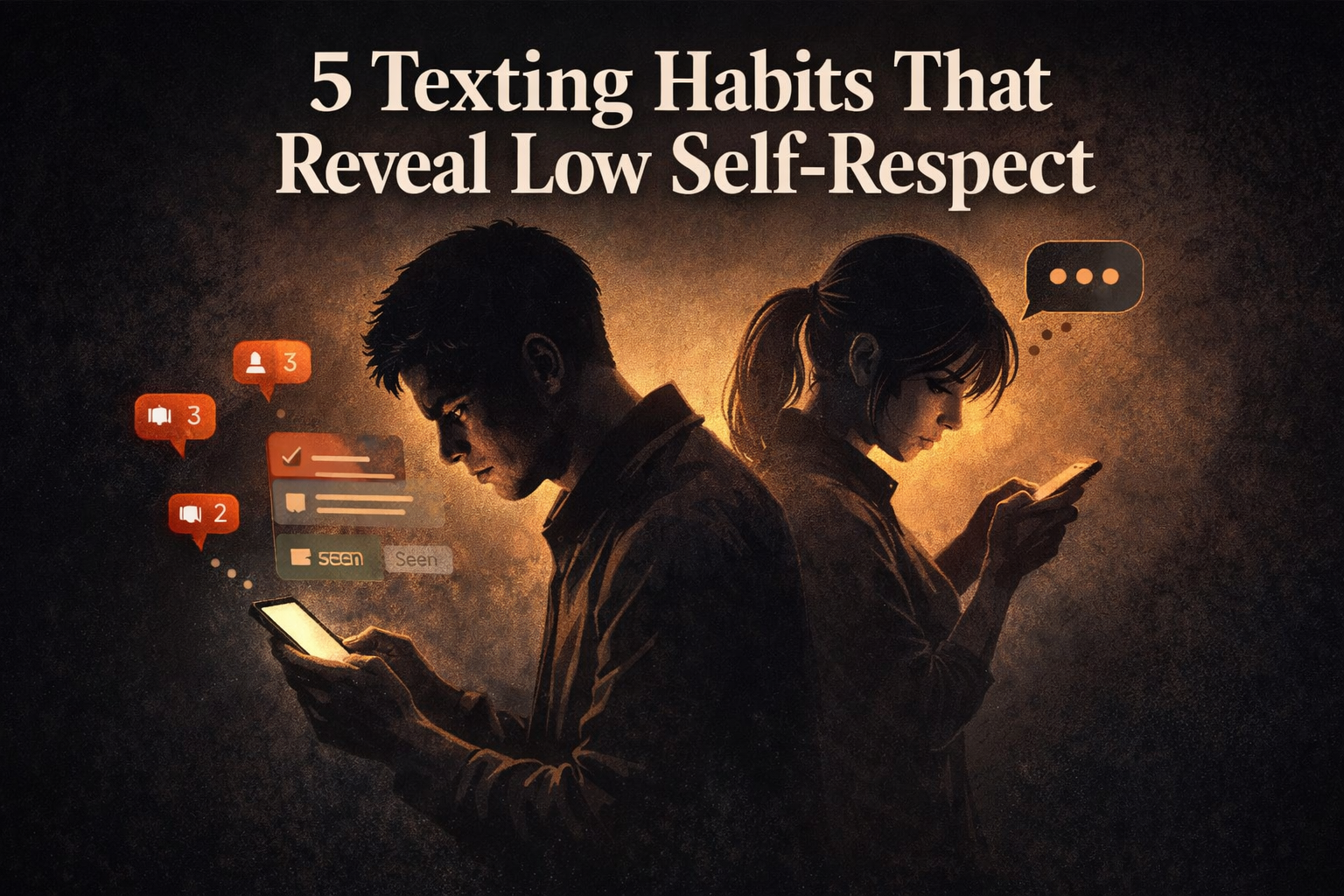 5 Texting Habits That Reveal Low Self-Respect