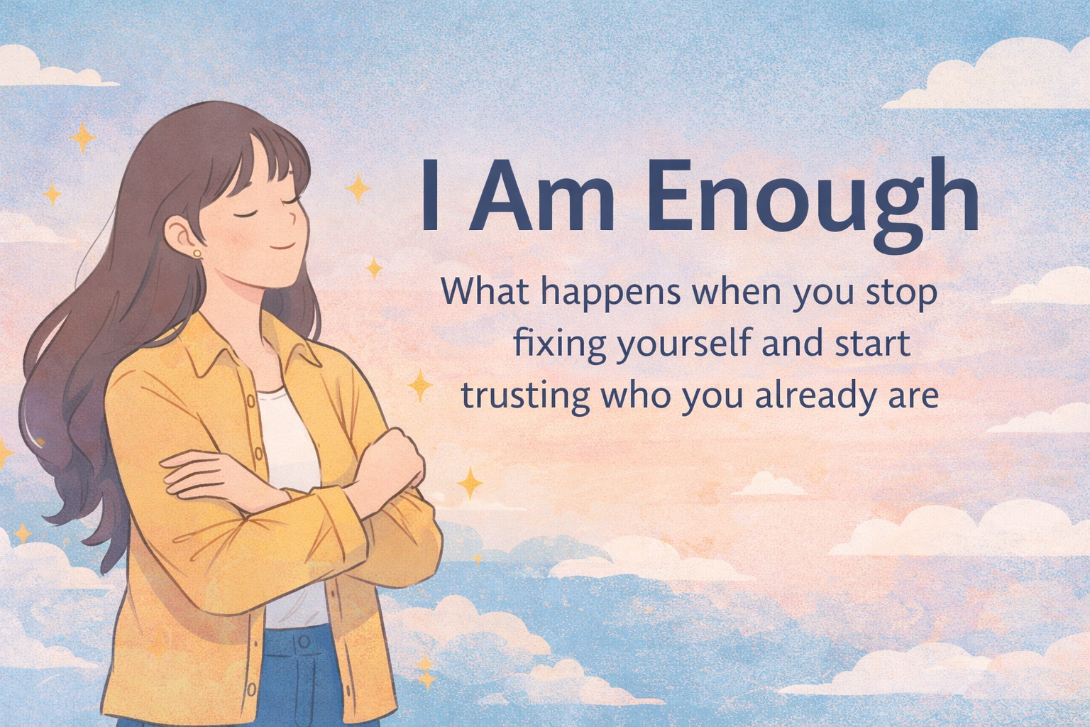 I Am Enough Learning to stand still in a world that demands constant proof