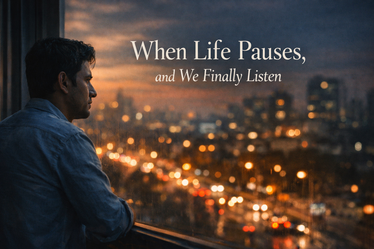 When Life Pauses, and We Finally Listen