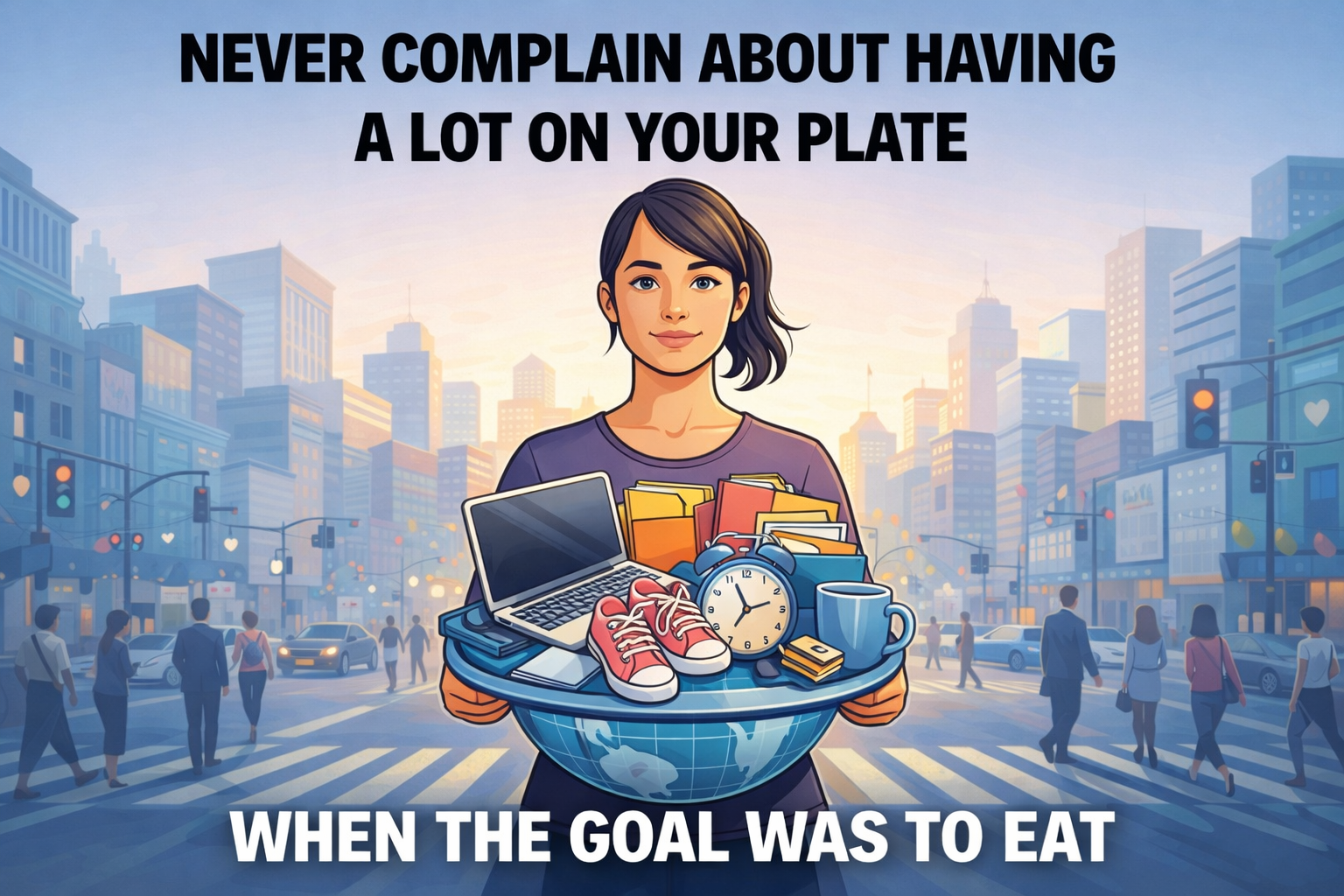 Never Complain About Having a Lot on Your Plate When the Goal Was to Eat
