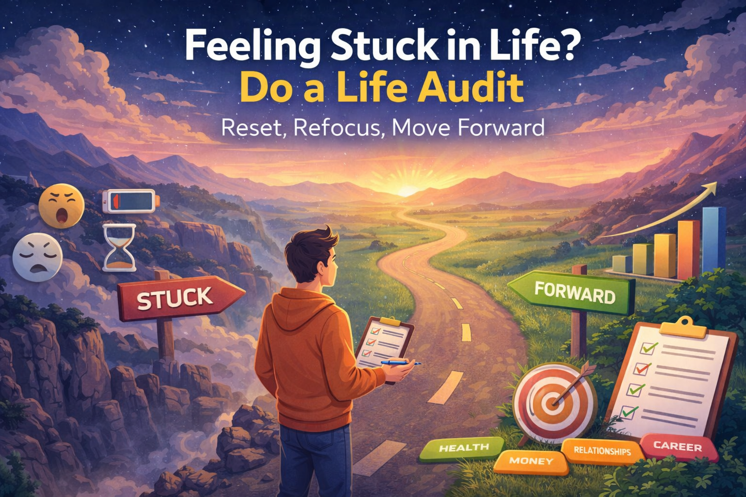 Feeling Stuck in Life? Do a Life Audit to Reset, Refocus, and Move Forward