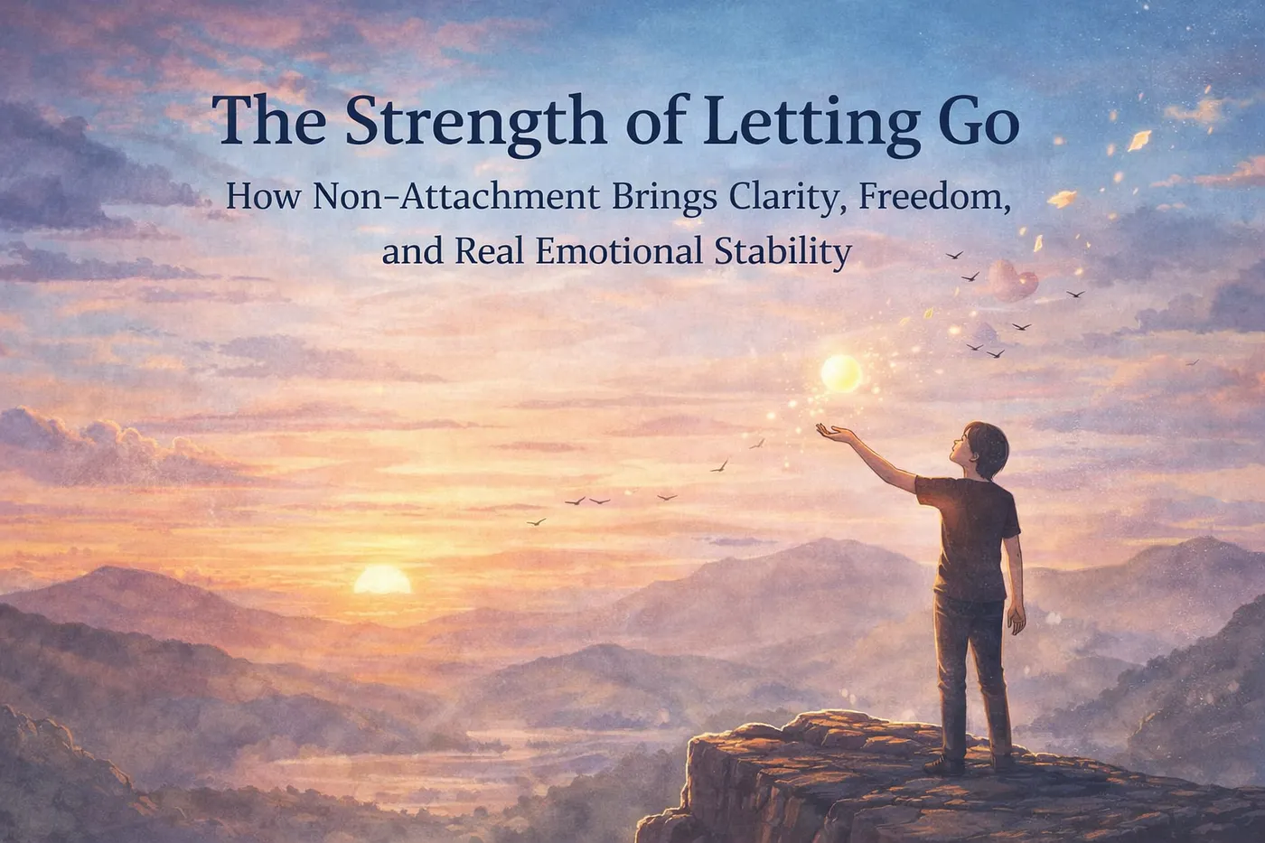 The Strength of Letting Go – How Non-Attachment Brings Clarity, Freedom, and Real Emotional Stability