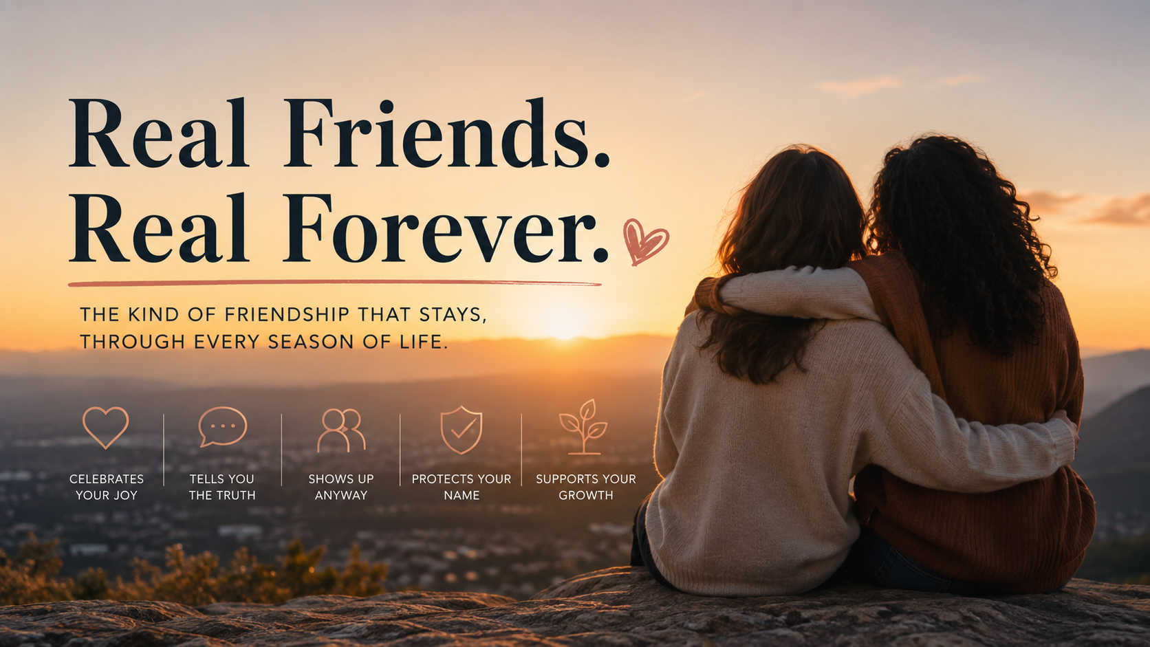 What Real Friendship Looks Like When Life Stops Performing