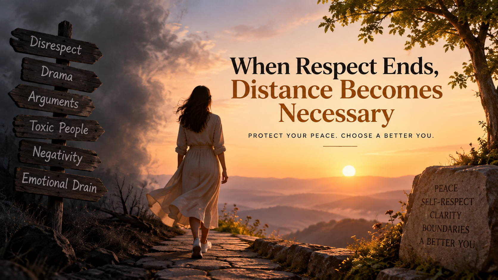 Distance Is Not Ego: It Is Self-Respect Wearing Calm Clothes